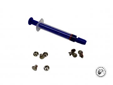 Ersatzschrauben + Schraubenkleber